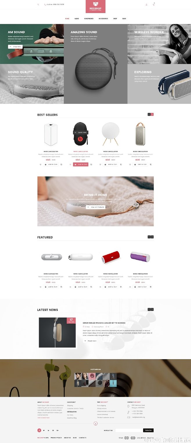 一組3C數(shù)碼產(chǎn)品電商官網(wǎng)設(shè)計(jì)參考